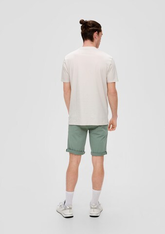Regular Pantalon QS en vert