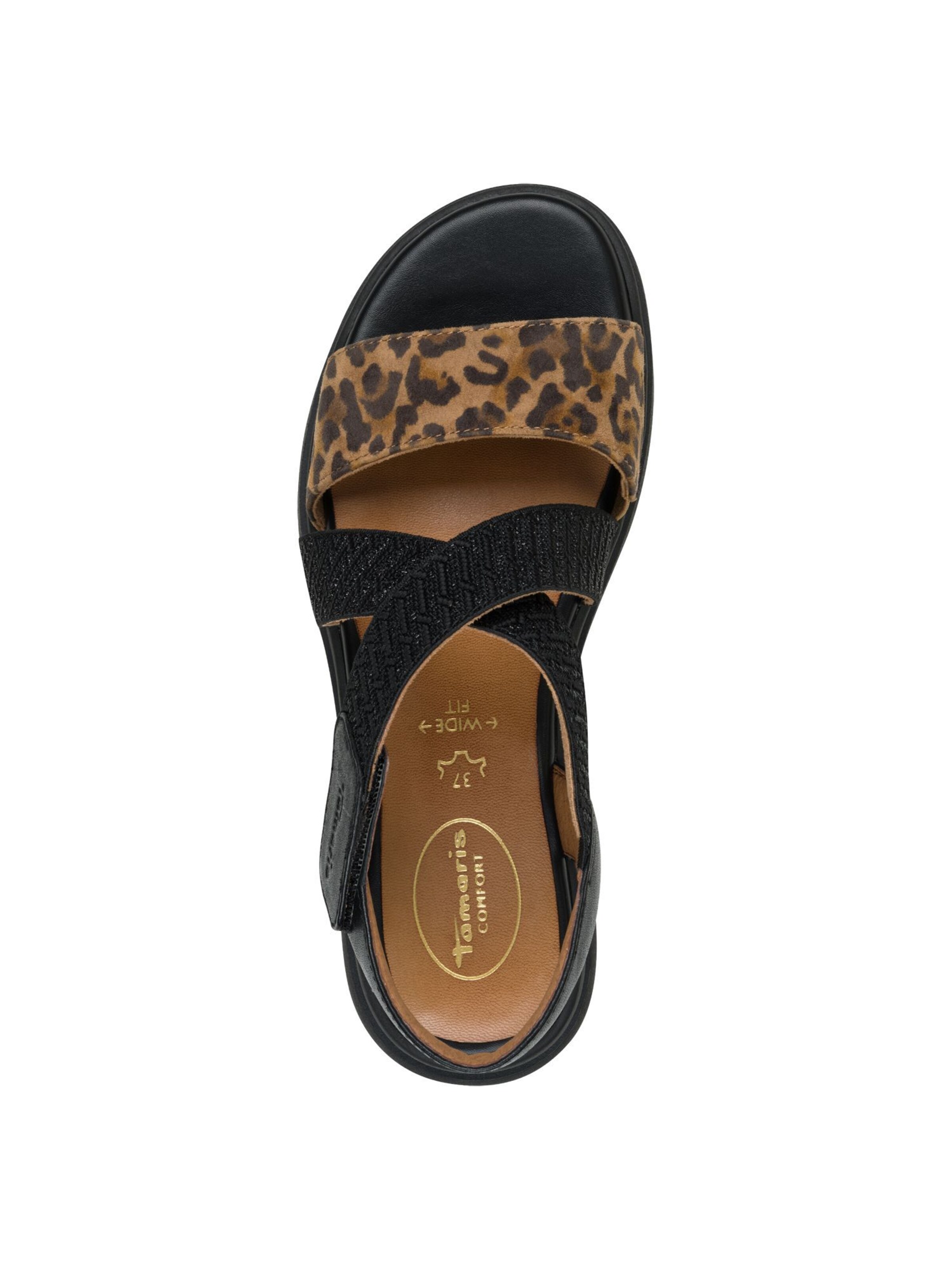 Sandales Tamaris en noir