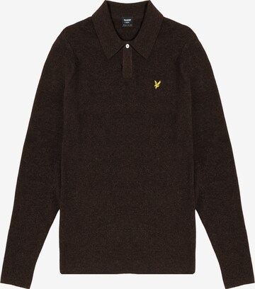 Lyle & Scott Trui in Bruin: voorkant