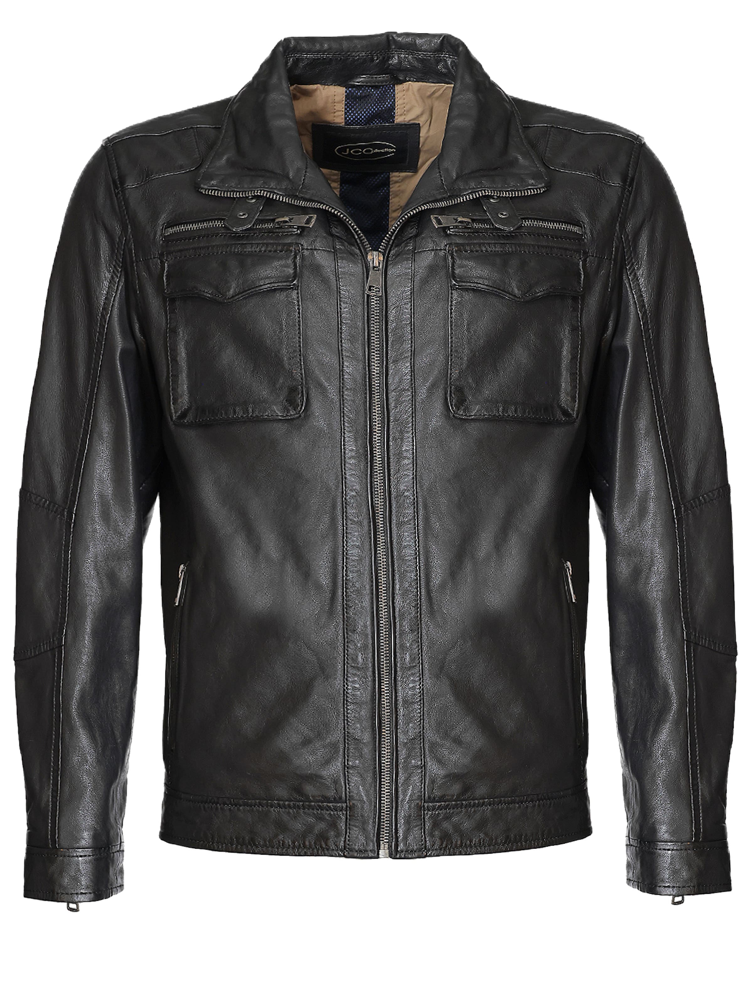 JCC Tussenjas in Zwart: voorkant