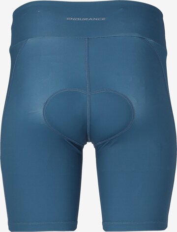 ENDURANCE Skinny Workout Pants 'Mirabel' in Blue