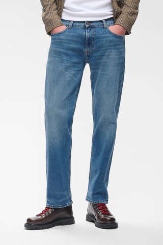 Matinique Regular Jeans in Blauw: voorkant
