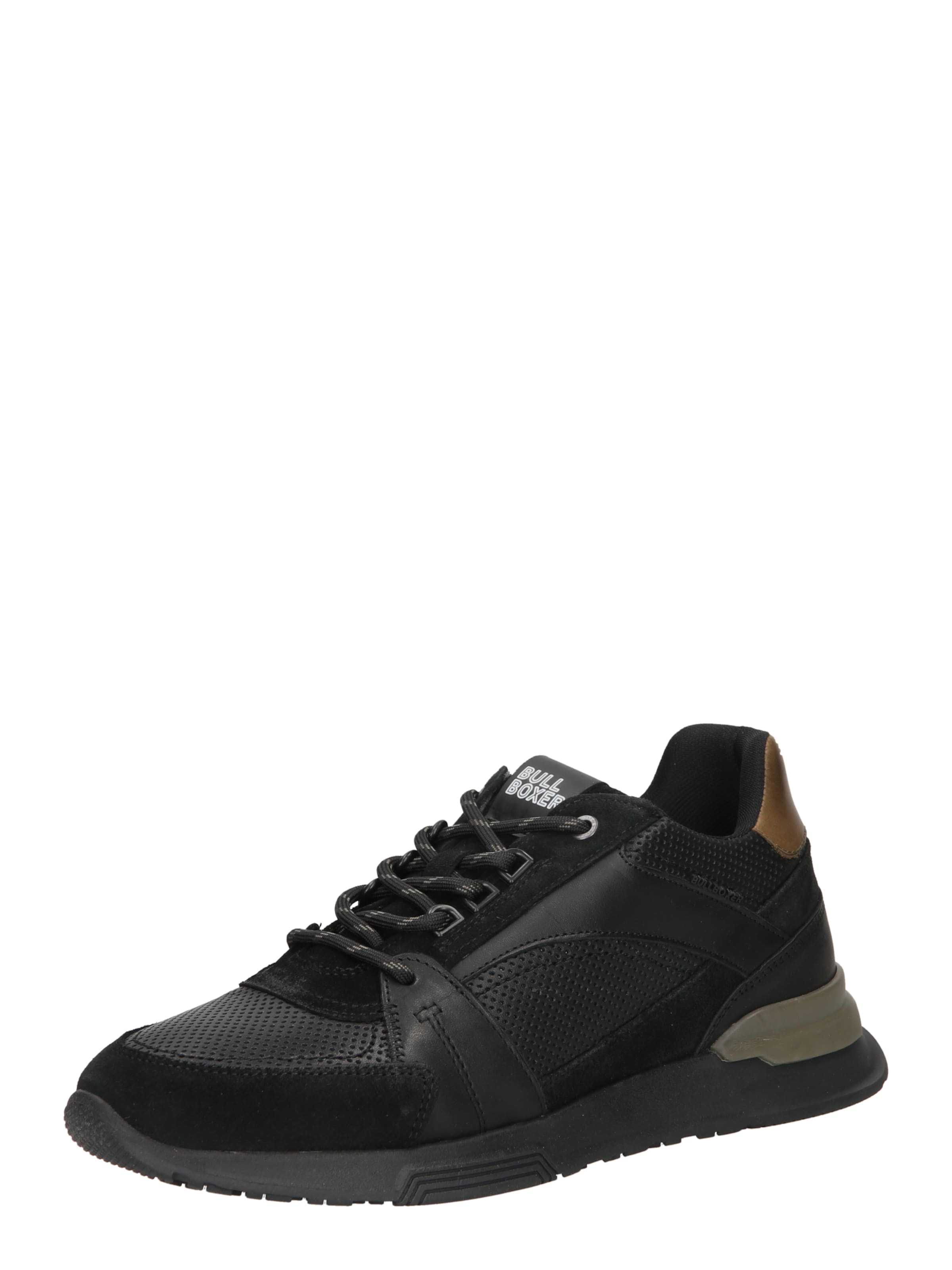 BULLBOXER Platform trainers in Black: front