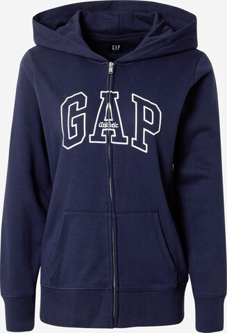 Veste de survêtement GAP en bleu : devant