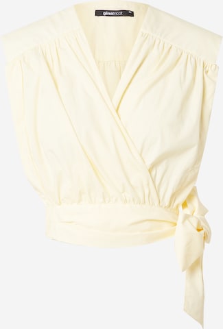 Gina Tricot Blouse 'Kelly' in Geel: voorkant