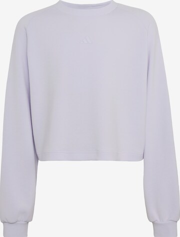 ADIDAS SPORTSWEAR - Sweatshirt de desporto em roxo: frente