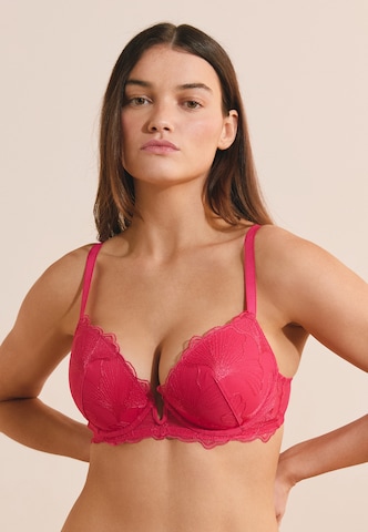 Push-up Reggiseno 'Prelude' di ETAM in rosa: frontale