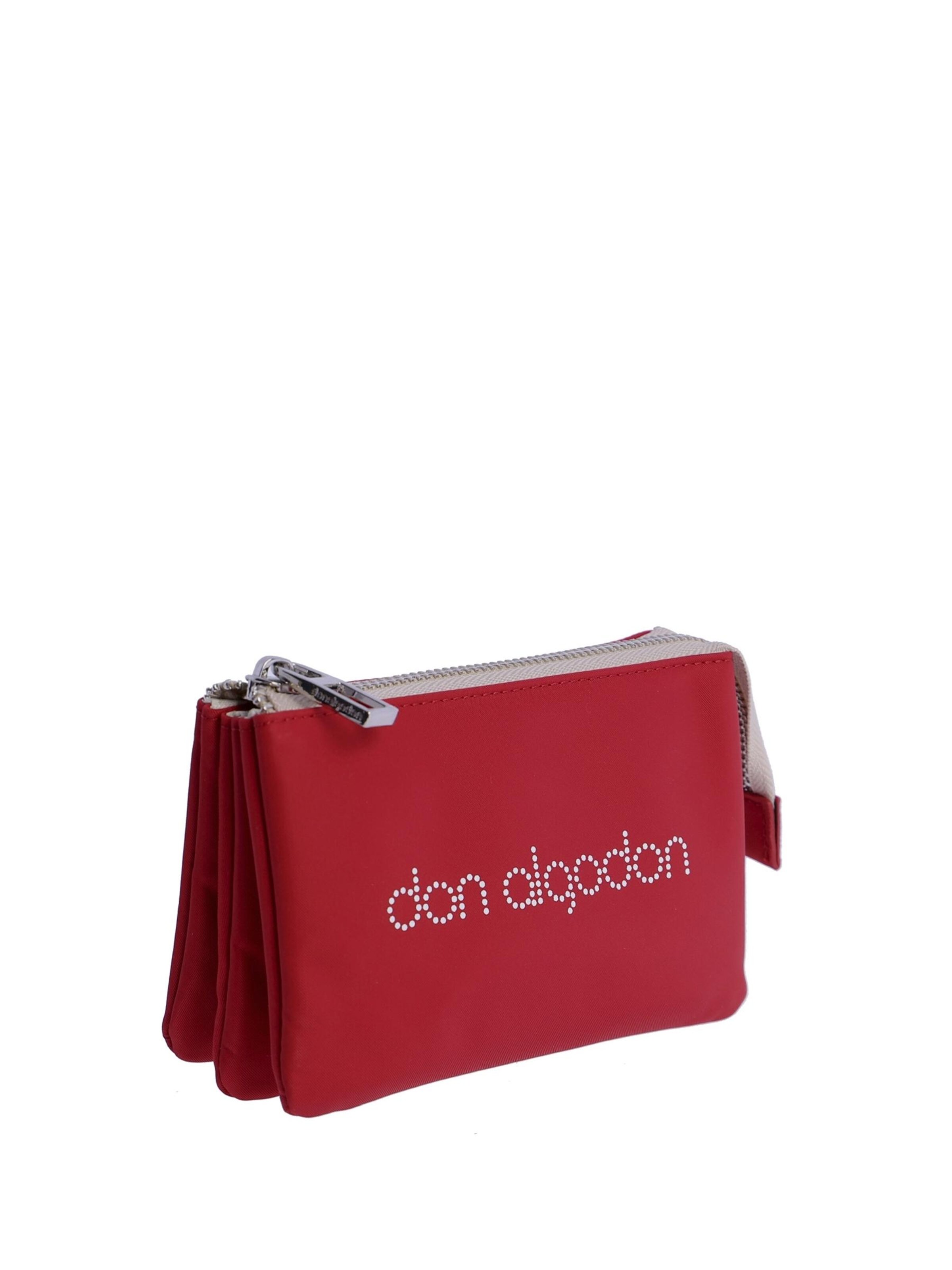 Don Algodon - Cartera 'Monedero para mujer DON ALGODON Montserrat con cremallera' en rojo