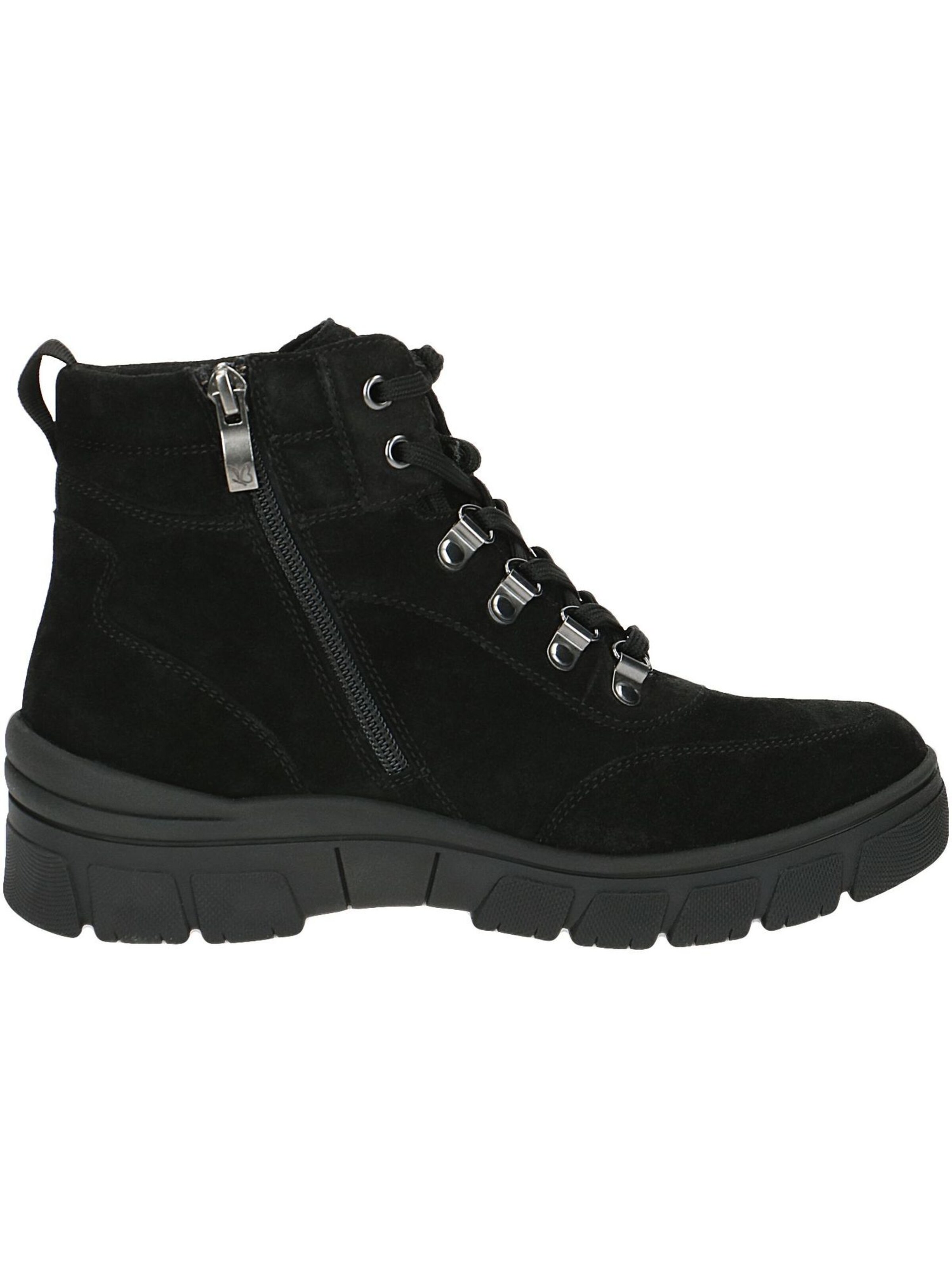 Bottines à lacets CAPRICE en noir