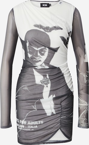 Rochie 'DRACULA' de la GCDS pe gri: față