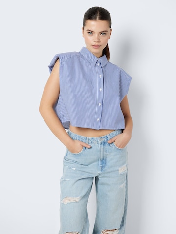 Noisy may Bluse 'KATRINE' in Blau