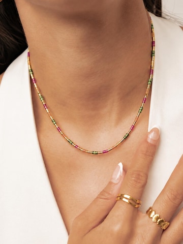 Collana 'Candy Color Tube Bead' di Hey Happiness in oro