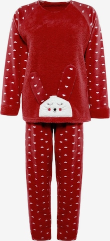 Trendyol CurvePidžama - crvena boja: prednji dio
