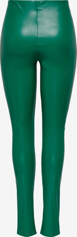 Coupe slim Leggings 'Papaya' ONLY en vert