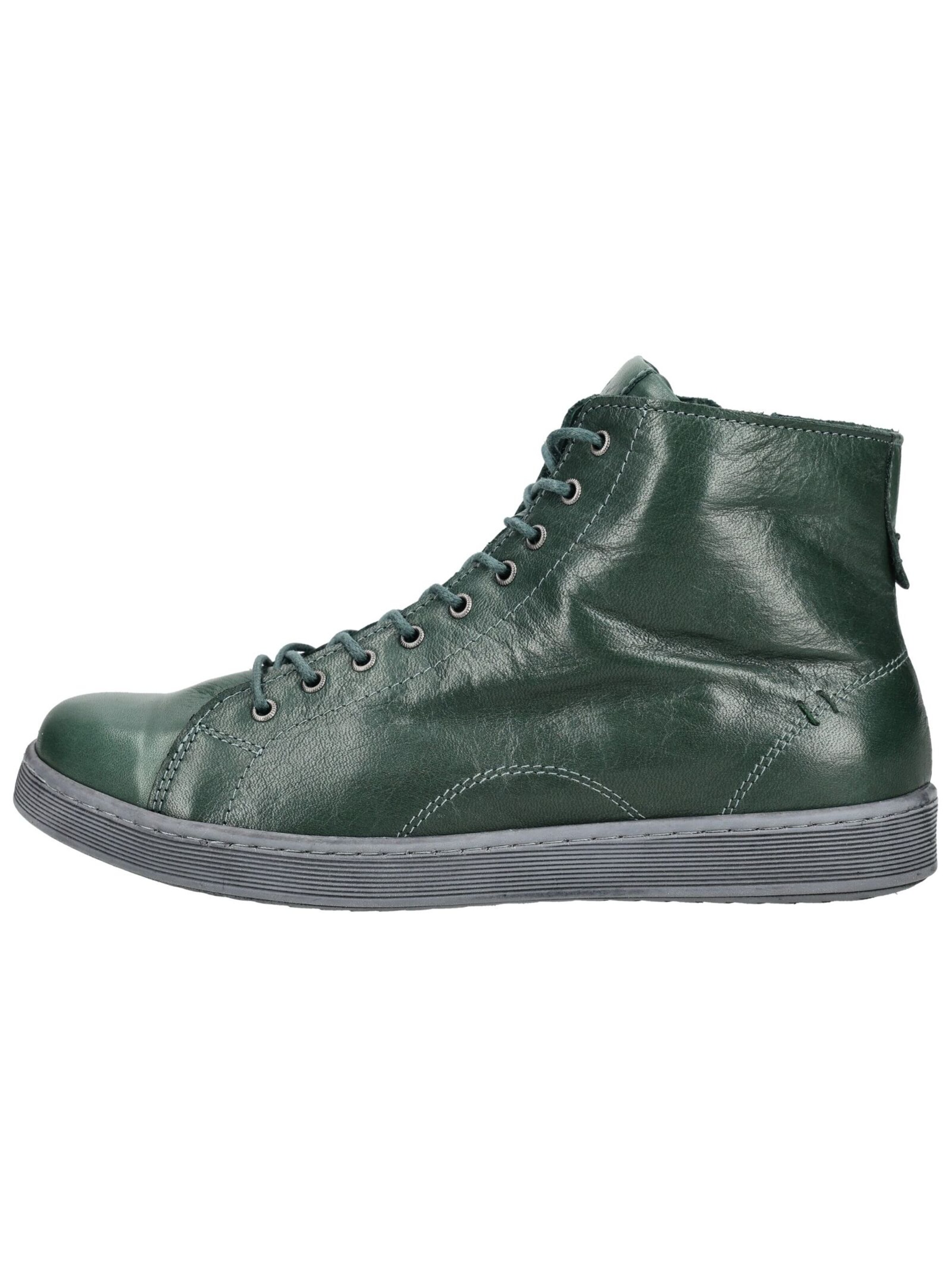 ANDREA CONTI Lace-up bootie in Green