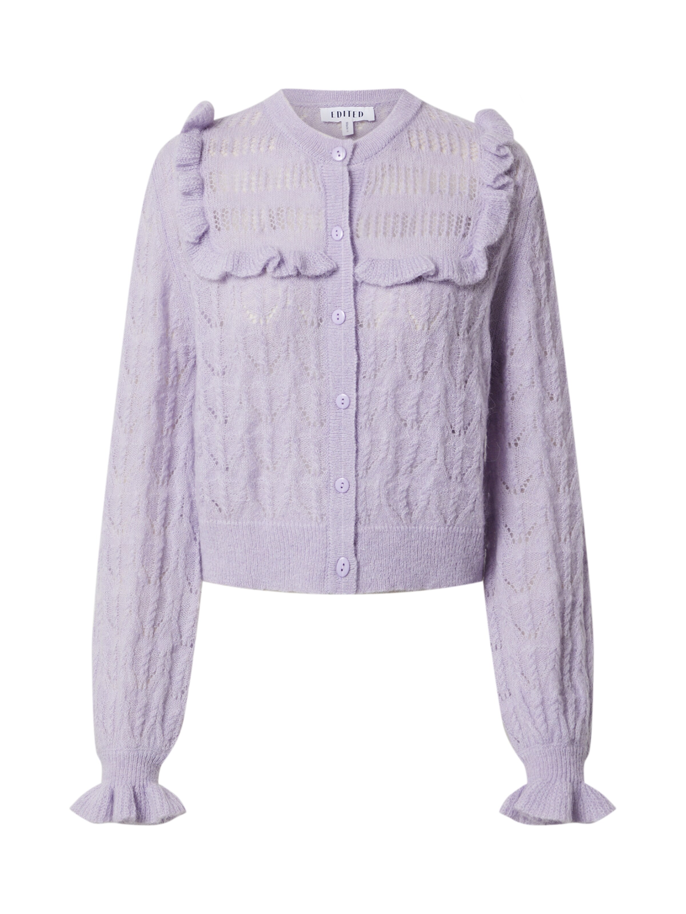 Frauen Pullover & Strick EDITED Strickjacke 'Nathalie' in Helllila - VS77759 Frauen Pullover & Strick EDITED Strickjacke 'Nathalie' in Helllila - VS77759