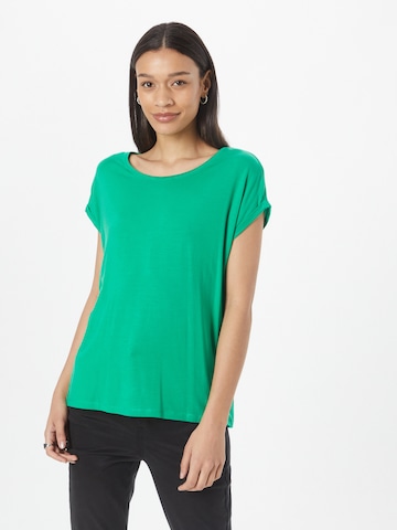 VERO MODA T-shirt 'AVA' i grön: framsida