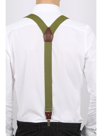 Suitable Suspenders in Green