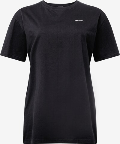 Tricou supradimensional Urban Classics Curvy pe negru / alb, Vizualizare produs