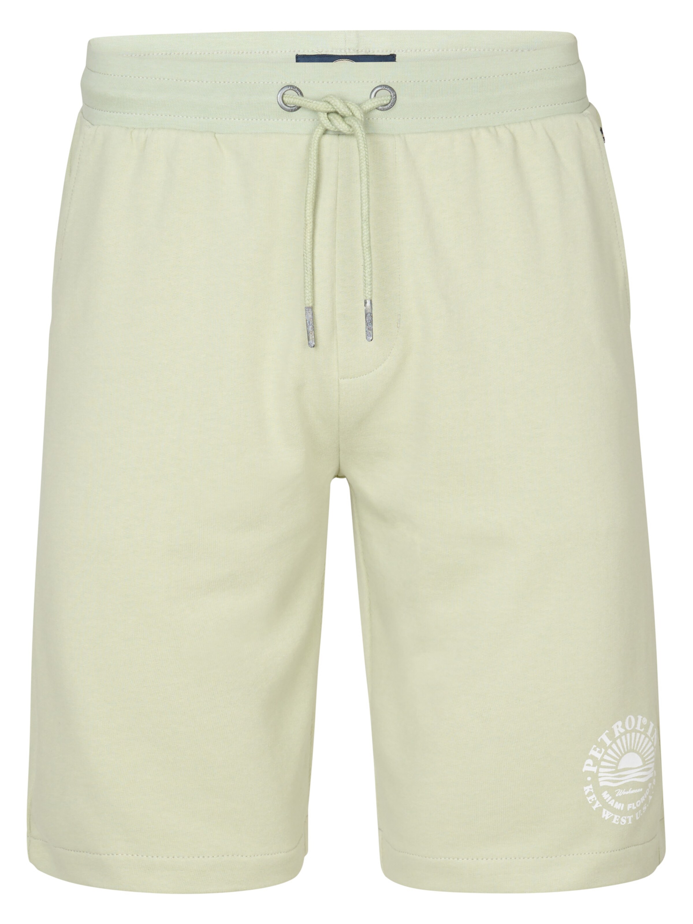 Petrol Industries Regular Trousers in Green: front