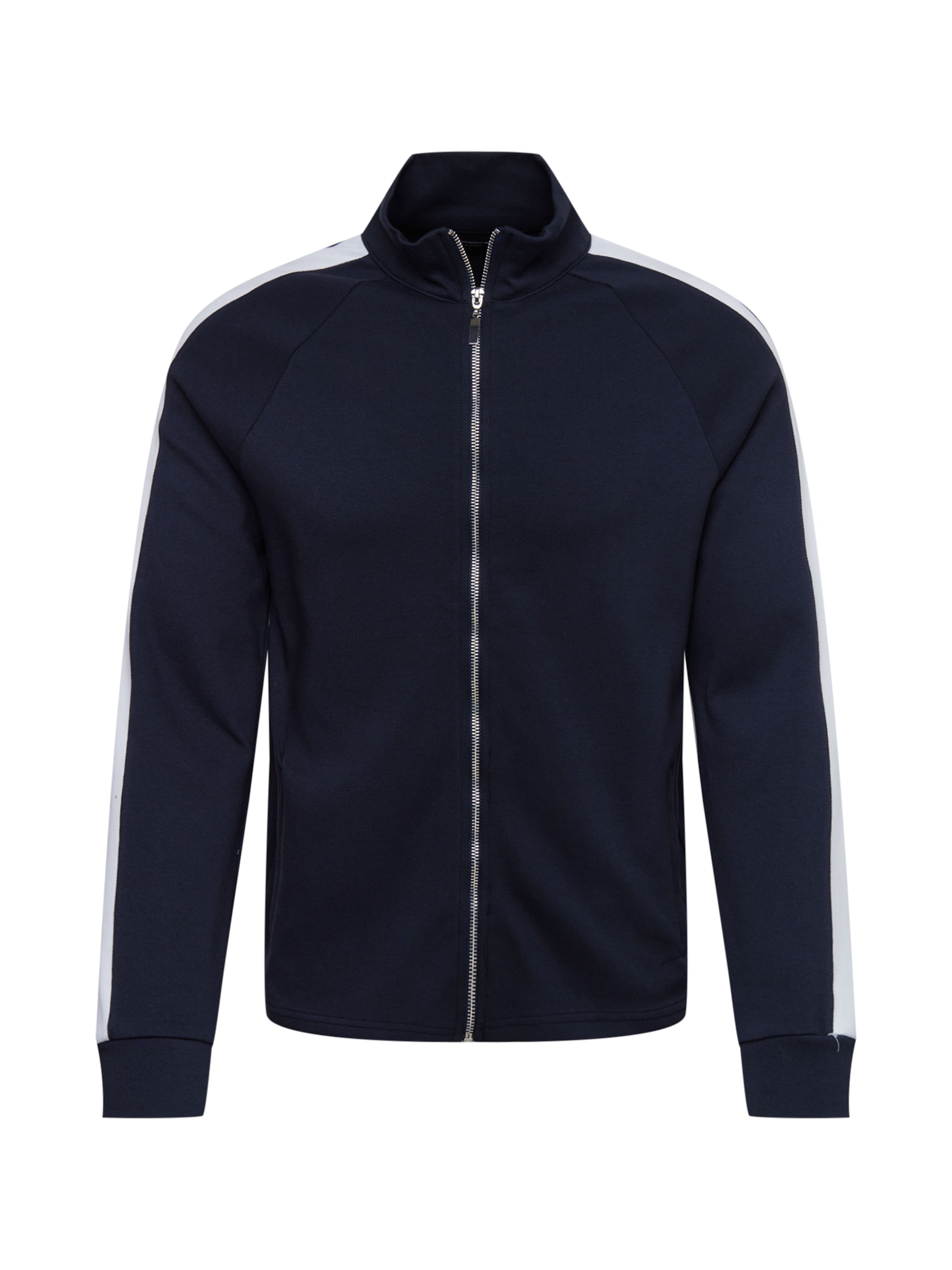 Männer Sweat BURTON MENSWEAR LONDON Sweatjacke in Navy - FJ57036 Männer Sweat BURTON MENSWEAR LONDON Sweatjacke in Navy - FJ57036