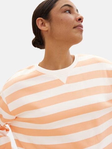 Sweat-shirt TOM TAILOR en orange