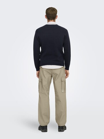 Pull-over 'ONSPIN ' Only & Sons en bleu