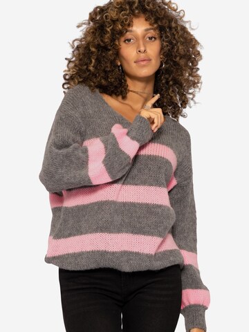 SASSYCLASSY Oversizepullover in Grau