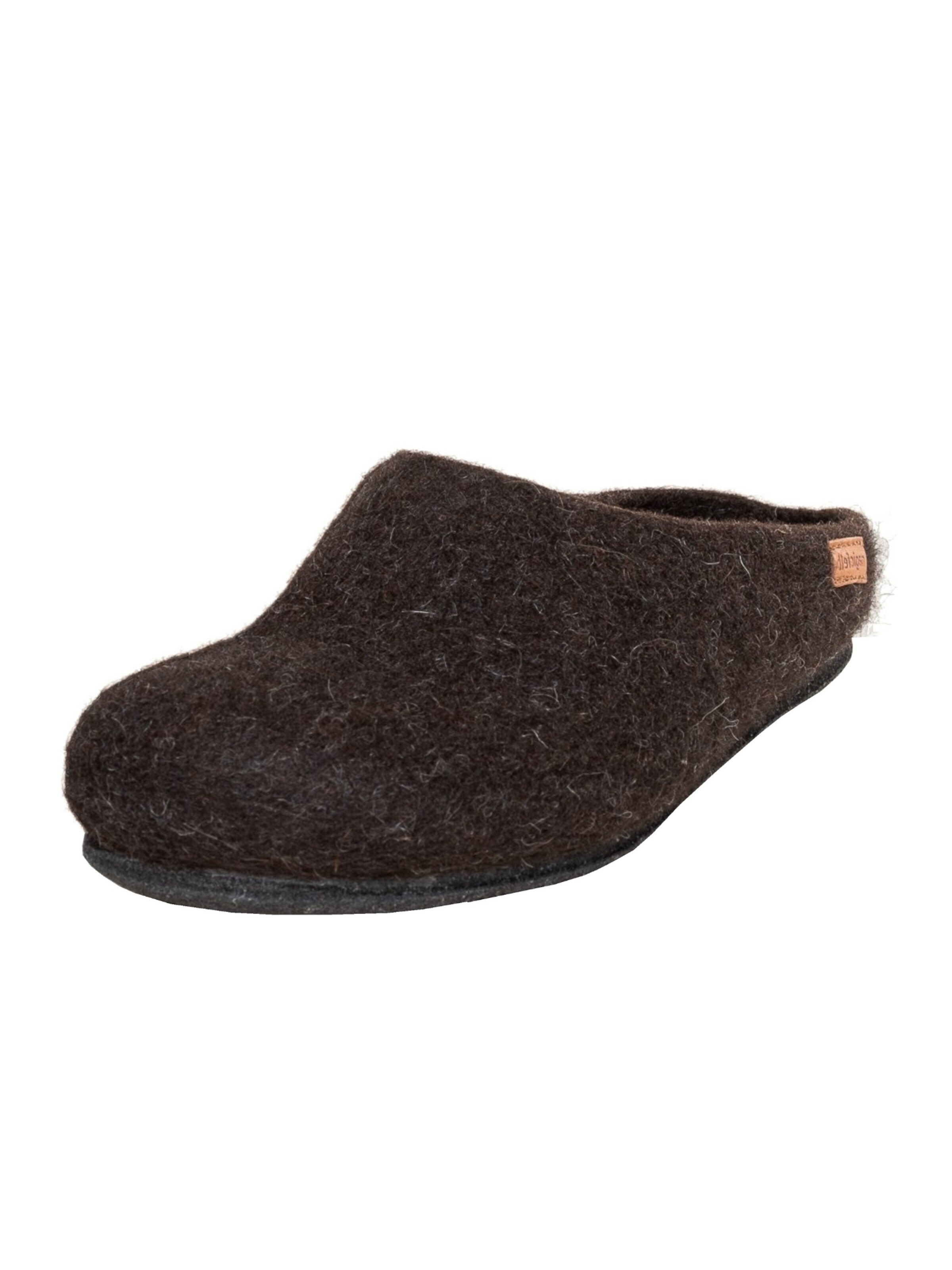 MagicFelt Hausschuh 'Filzpantoffel AT 719'‌‌‌‌‌‌‌ in Braun: Vorderseite