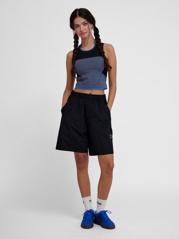 Hummel Loose fit Trousers 'Sorona' in Black