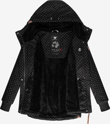 Ragwear Winter Jacket 'Danka ' in Black