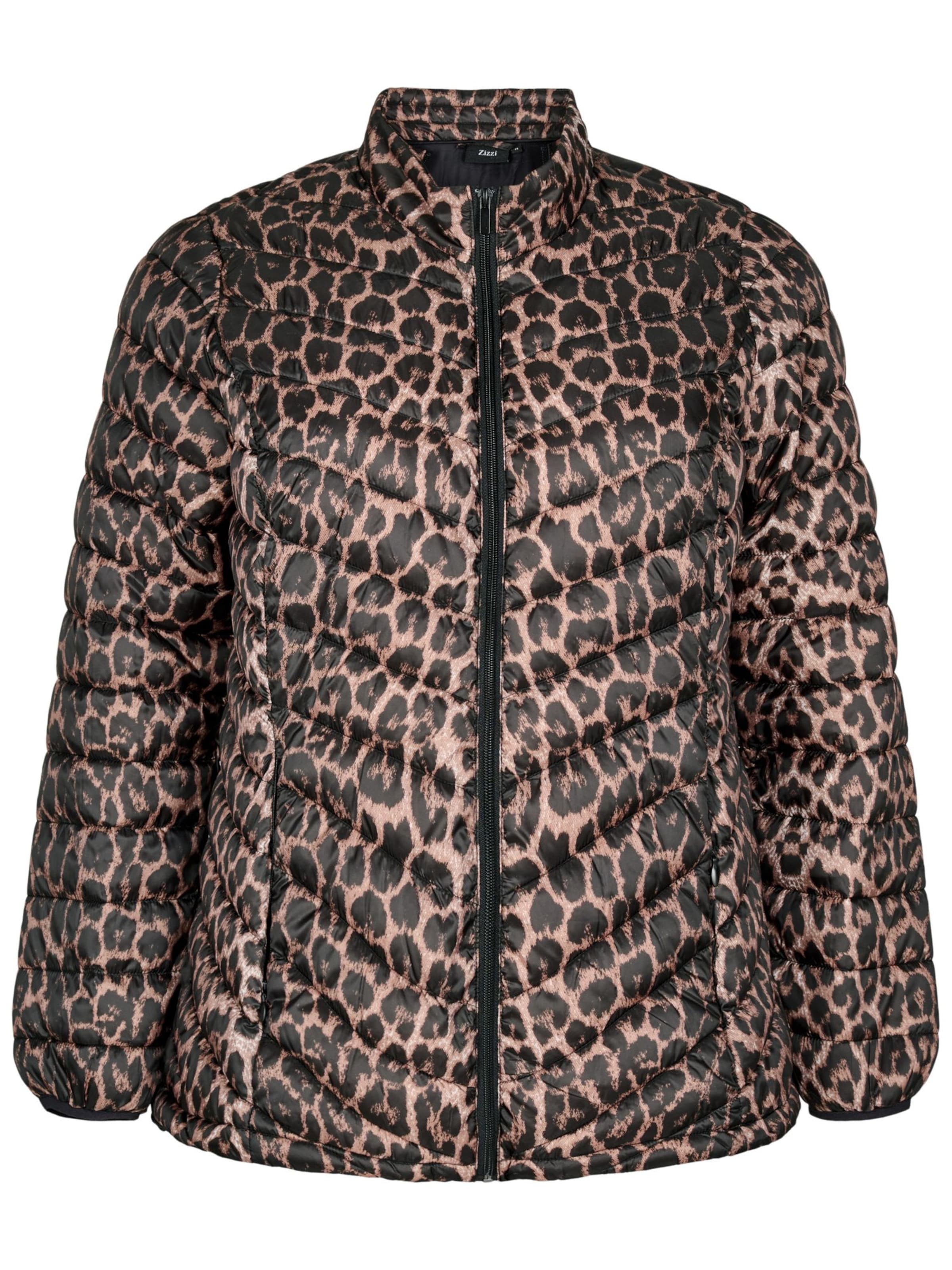 brūns Zizzi Starpsezonu jaka 'Casally': no priekšpuses