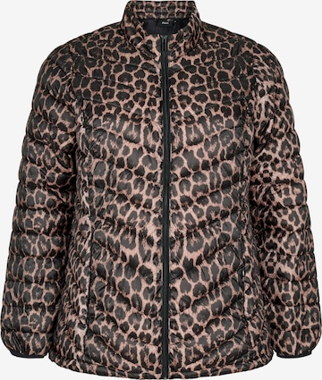 Veste mi-saison 'Casally' Zizzi en marron : devant