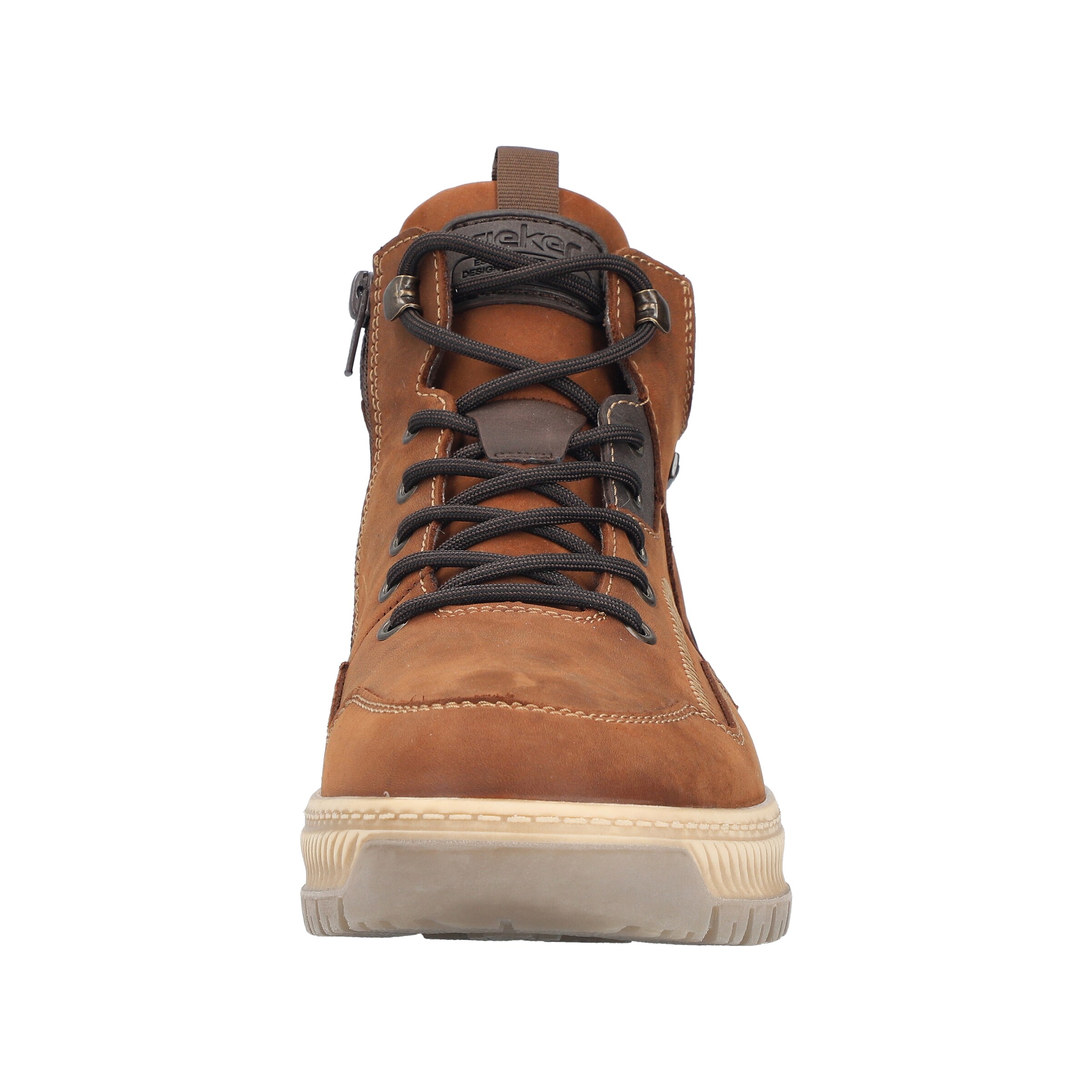 Bottes à lacets Rieker en marron