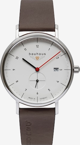 Bauhaus Analog Watch in White: front