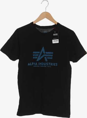 ALPHA INDUSTRIES Shirt in S in Black: front