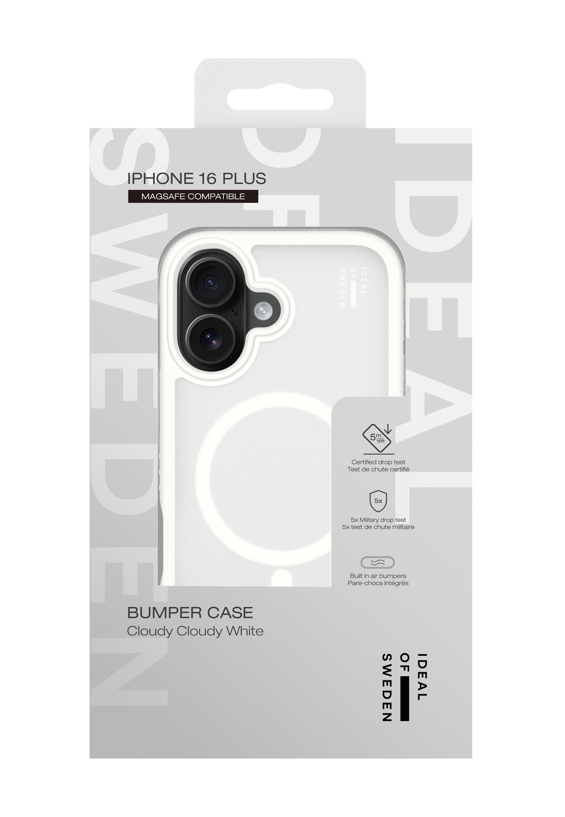 iDeal of Sweden - Funda para smartphone 'iPhone 16 Plus' en blanco