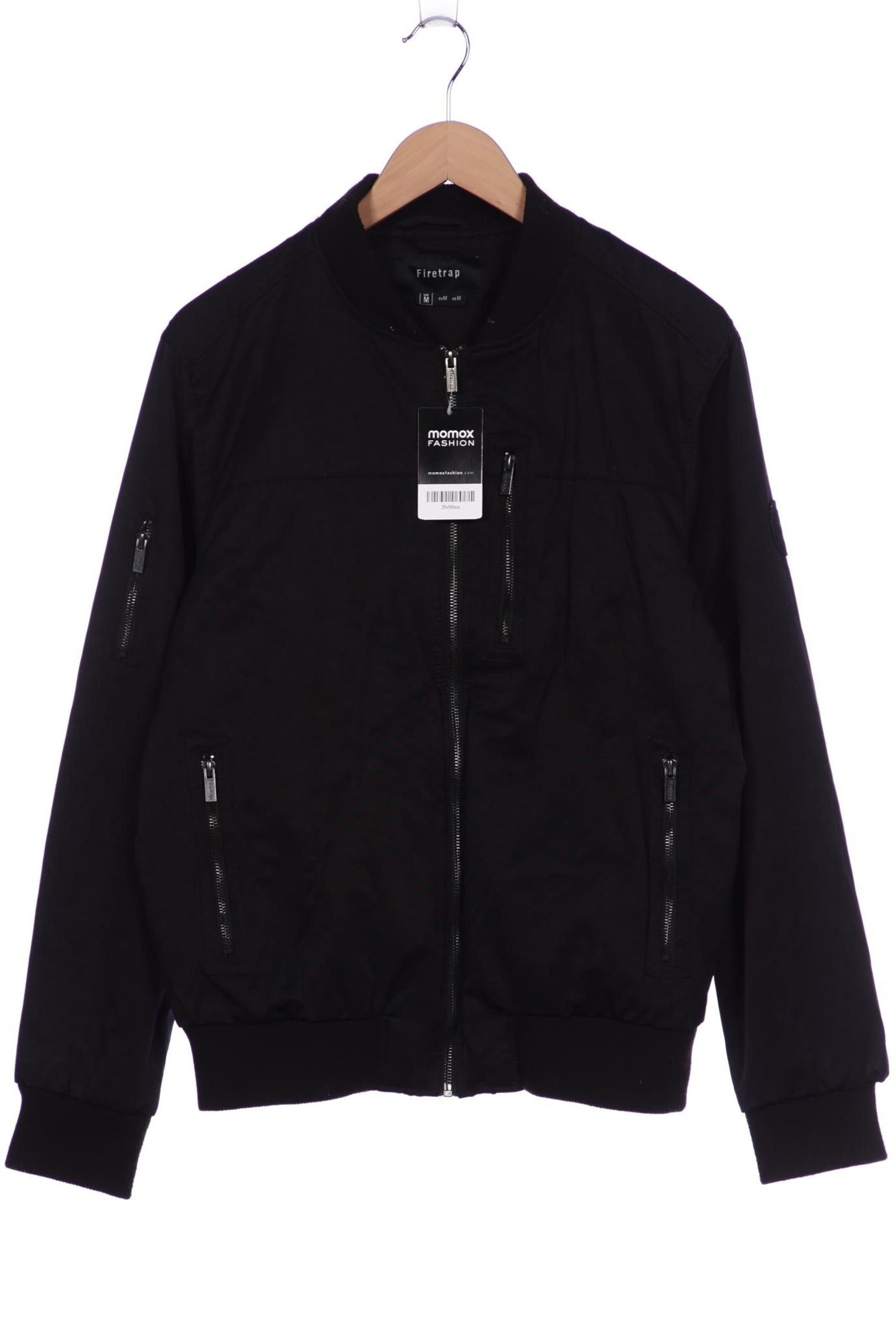 Firetrap Jacke M in Schwarz: Vorderseite