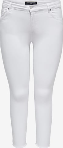 ONLY Carmakoma Skinny Jeans 'Willy' in White: front