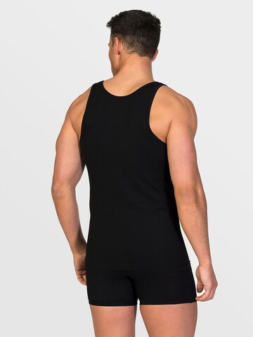 zd ZERO DEFECTS Unterhemd 'Tank top Egyptian cotton' in Schwarz