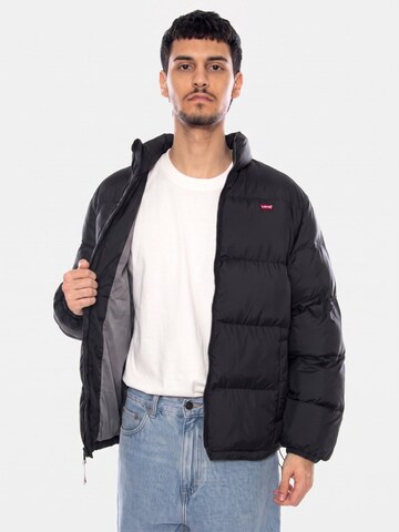 LEVI'S ® Between-season jacket 'Piedmont Short Red BW Jet Black' in Black