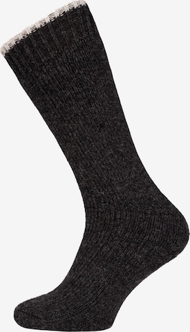 HomeOfSocks Socken 'HOS808' in Grau: Vorderseite