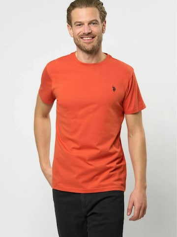 U.S. POLO ASSN. Bluser & t-shirts 'Arjun' i brun: forside