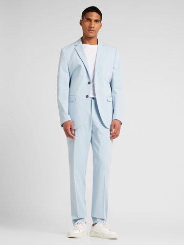 SELECTED HOMME Slimfit Kostym 'LIAM' i blå: framsida