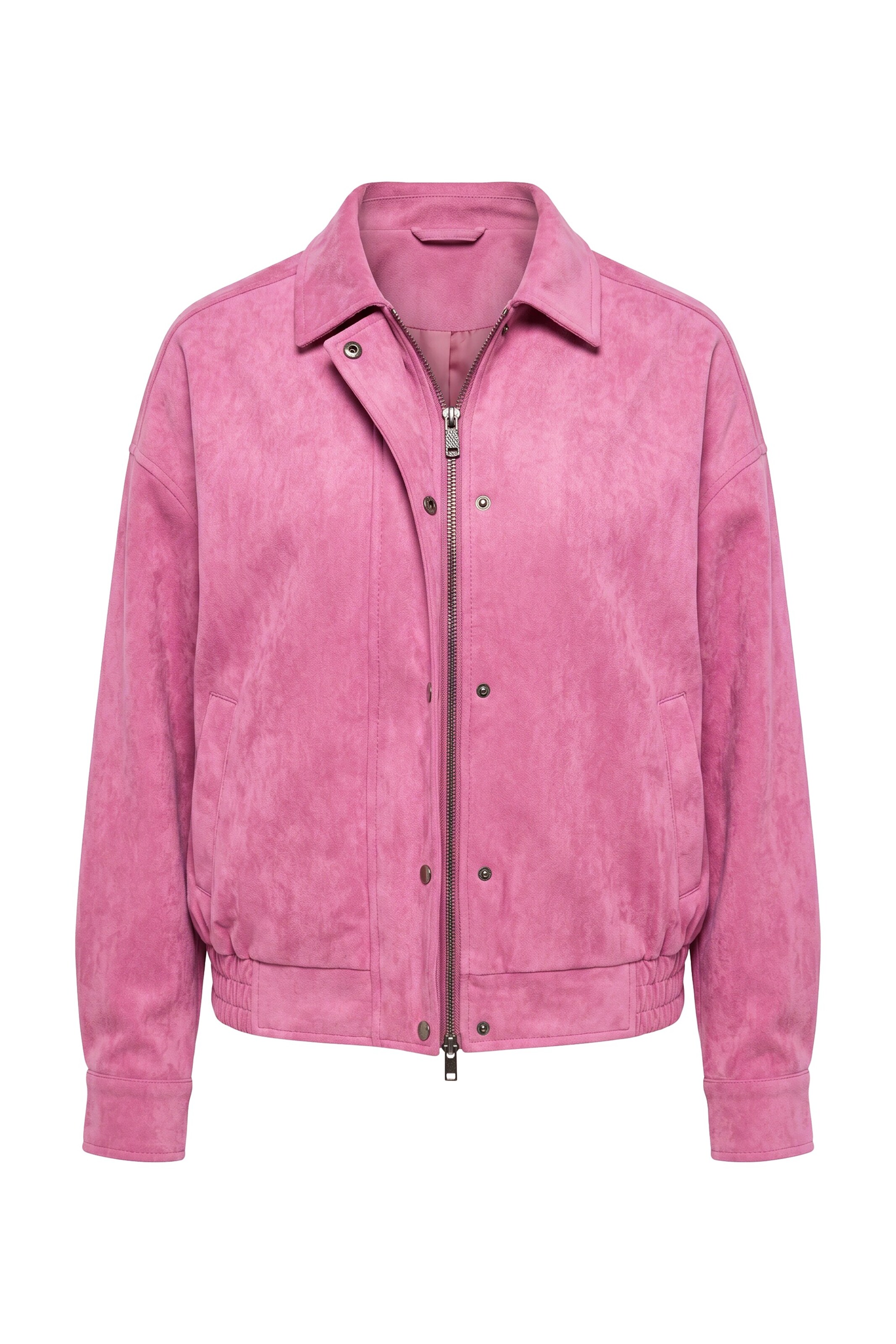 Studio Untold Between-Season Jacket in Pink: front