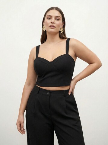 melns CITA MAASS Topiņš 'Cleo': no priekšpuses