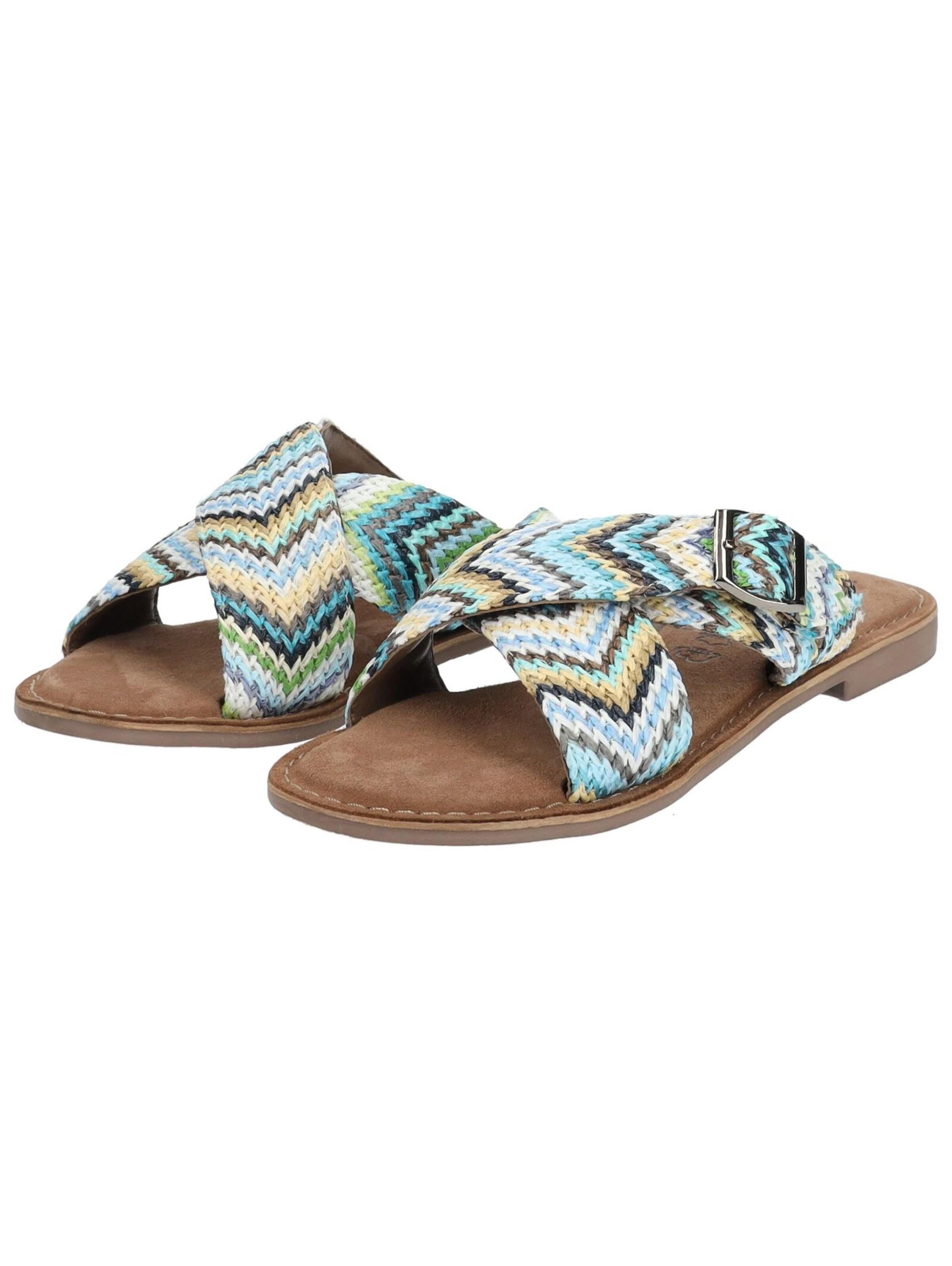 LAZAMANI Mules in Blue