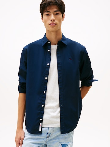 Regular fit Cămașă de la Tommy Jeans pe albastru: față