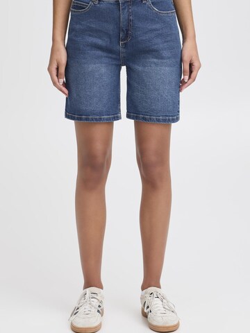 Oxmo Regular Jeans 'Mira' in Blauw: voorkant