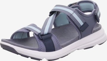 Sandales de randonnée Legero en bleu : devant